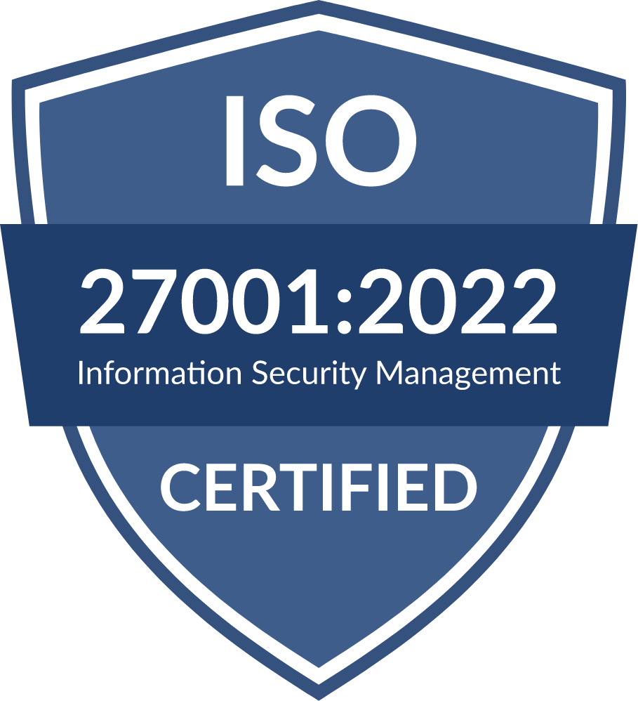 ISO 27001 Certified